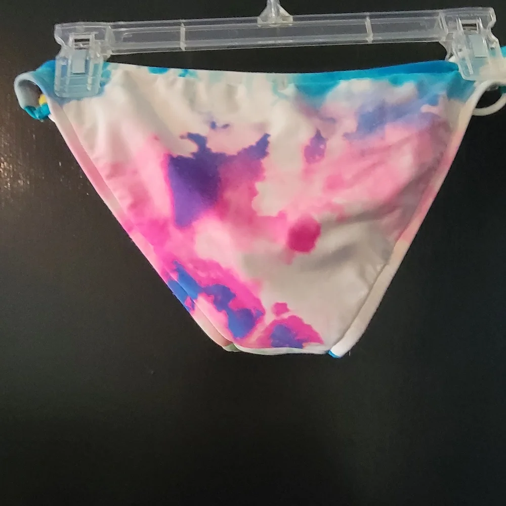 SO, Swimsuit, Rainbow, Tie-Dye, Size XS Bottom and Small Top. - Picture 10 of 10